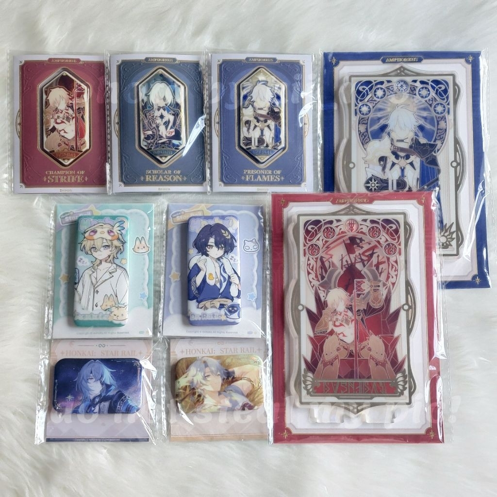 [READY] Honkai Star Rail HSR Offi Badge Arcylic Standee Phainon Mydei Anaxa Ratio Aventurine