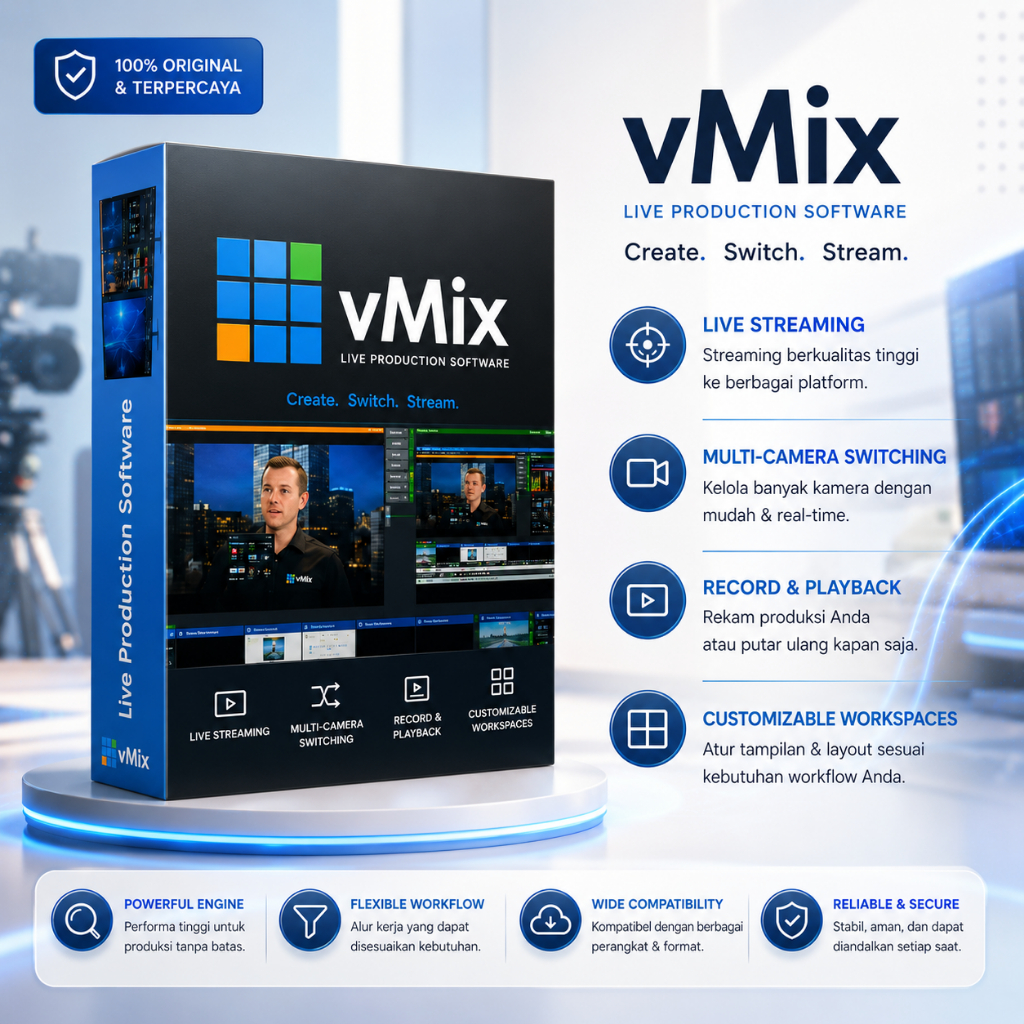 Vmix 23 Pro Full Version - Software PC Win