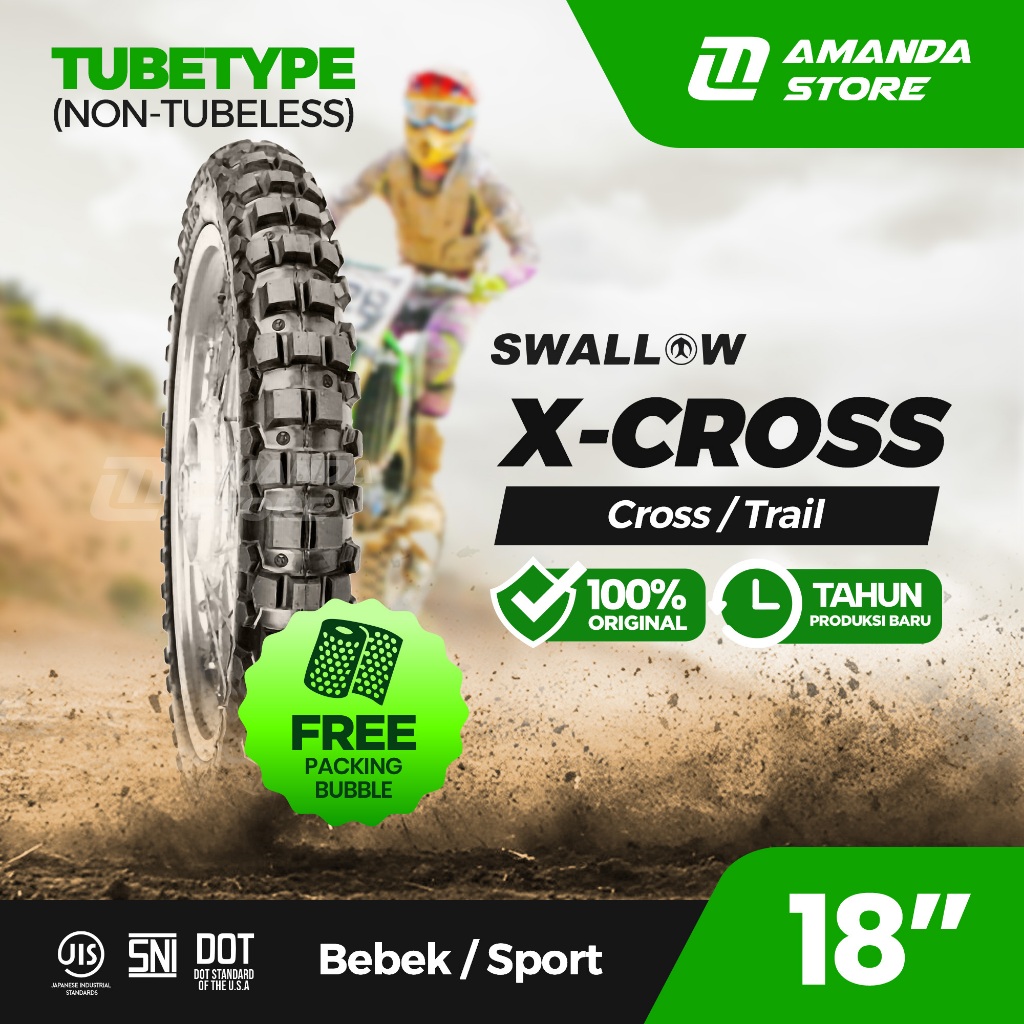 Ban CROSS/TRAIL Ring 18" Swallow X-CROSS