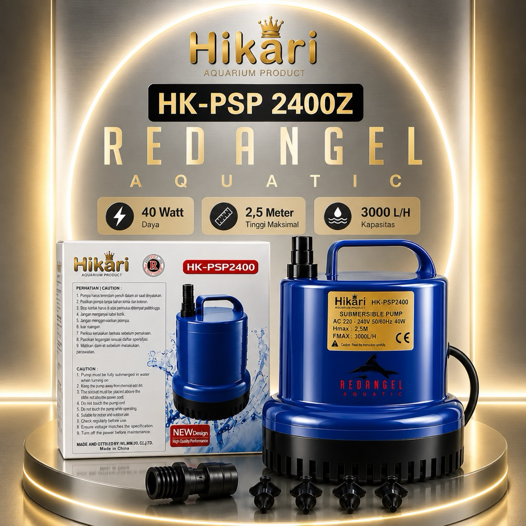 (BONUS) HIKARI-HK PSP 2400z 40watt SUMERSIBLE AQUARIUM PUMP
