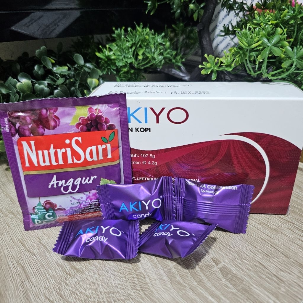 AKIYO Permen Kopi BPOM 1 Box isi 25 pcs