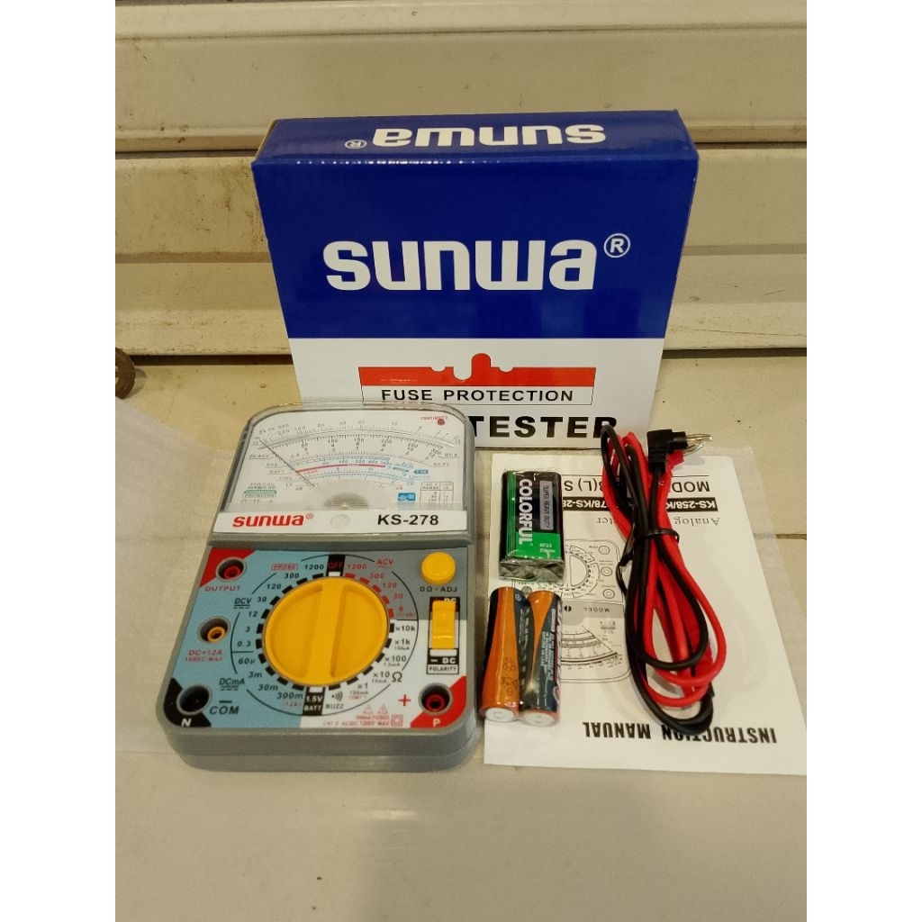 Multitester Analog SUNWA KS-278 Multitester Original Sunwa
