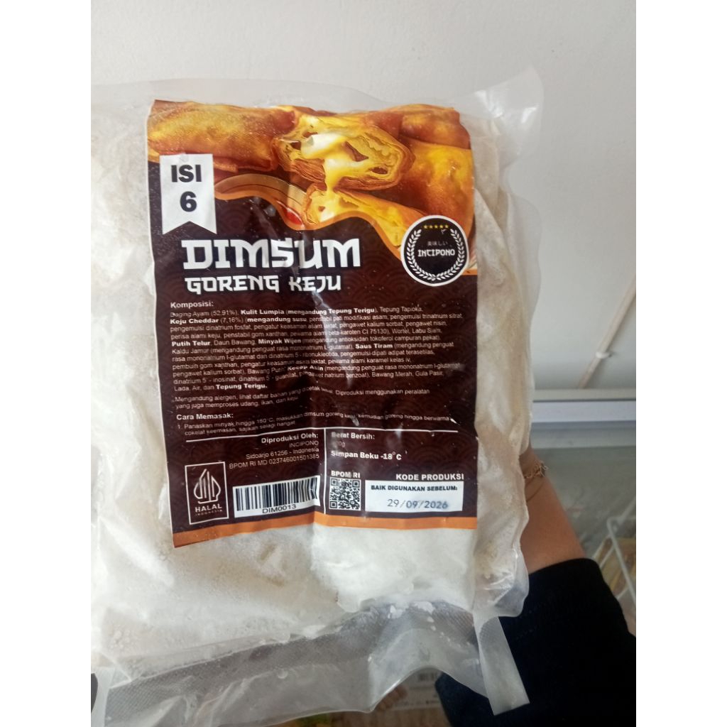 Snack Frozen Dimsum Keju, cedeo moztang, pancake durian, kebab, singkong retak, cireng