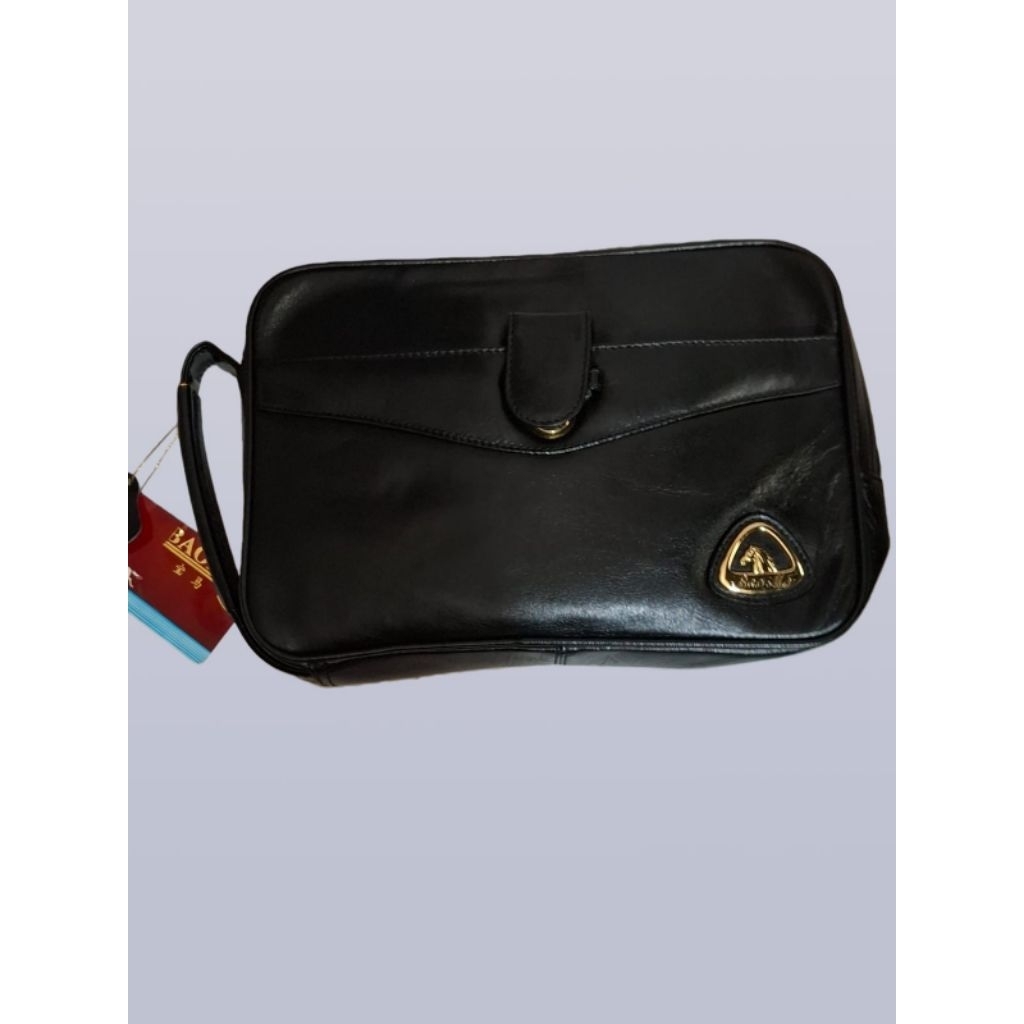 Tas tangan/handbag/clutch kulit asli pria maupun wanita (unisex) second brand