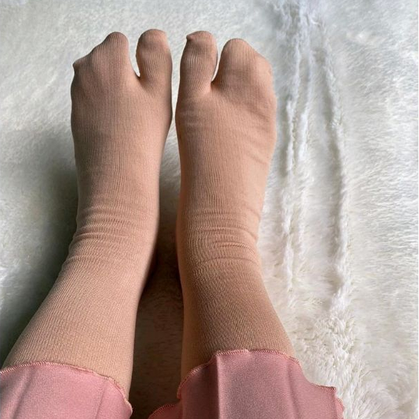 Kaos Kaki Jempol Muslimah Polos Warna Spandek Tanpa Plastik
