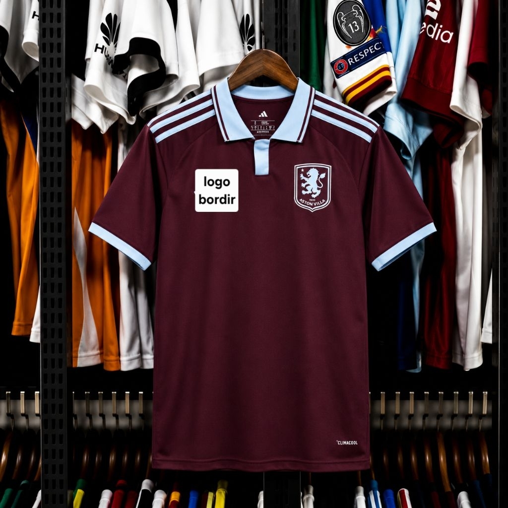 Jersey New astonVilla Home 26/27 grade ori import 100%