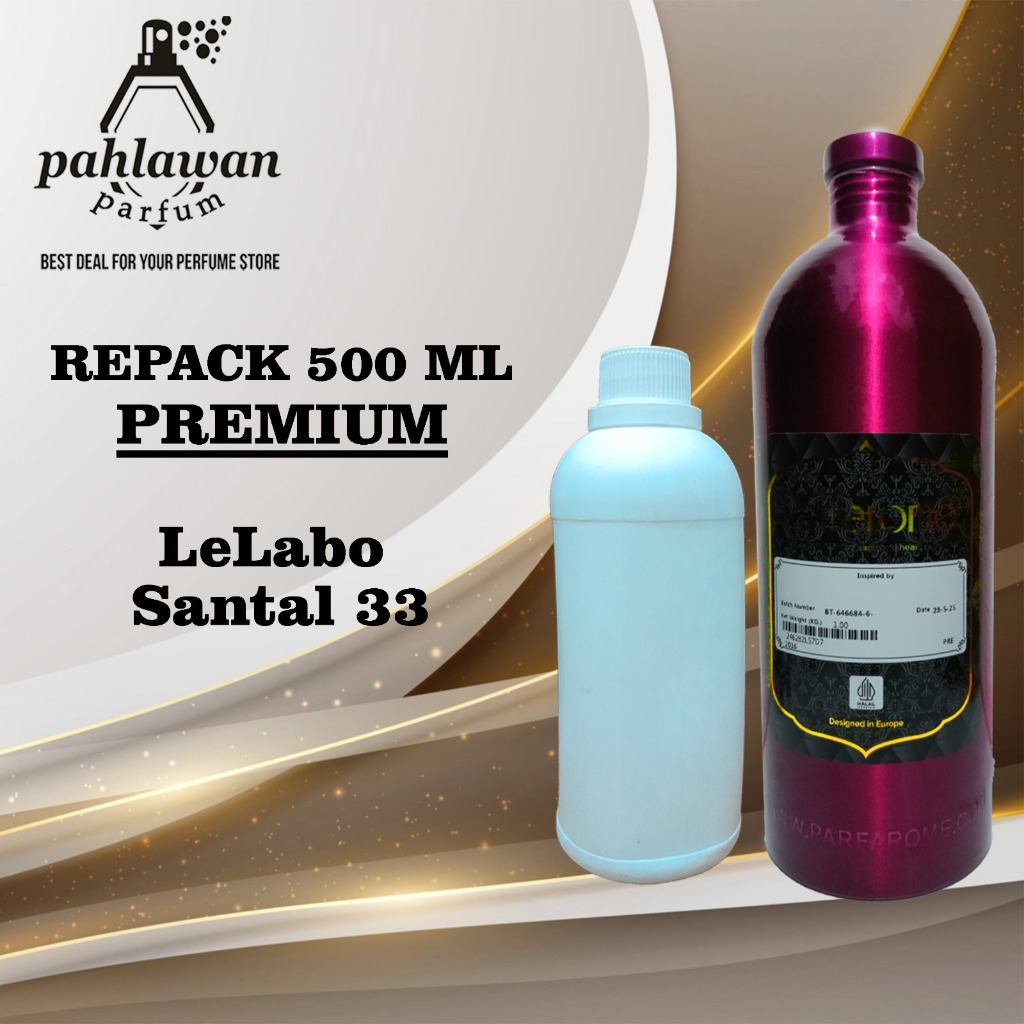 Le Labo Santal 33 Parfarome Premium 500ML Repack Murni Bibit