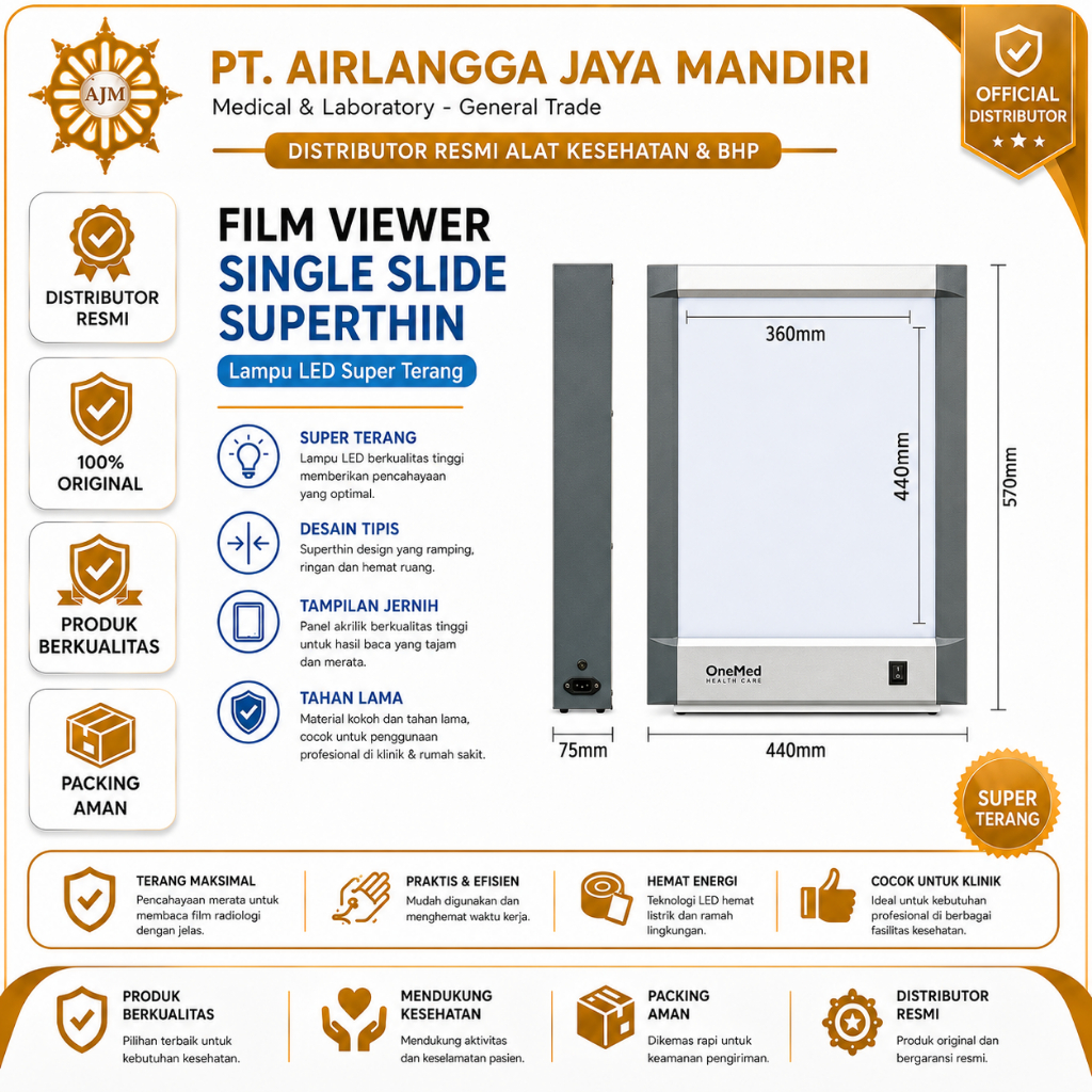 Film Viewer Single Slide Onemed X-Ray