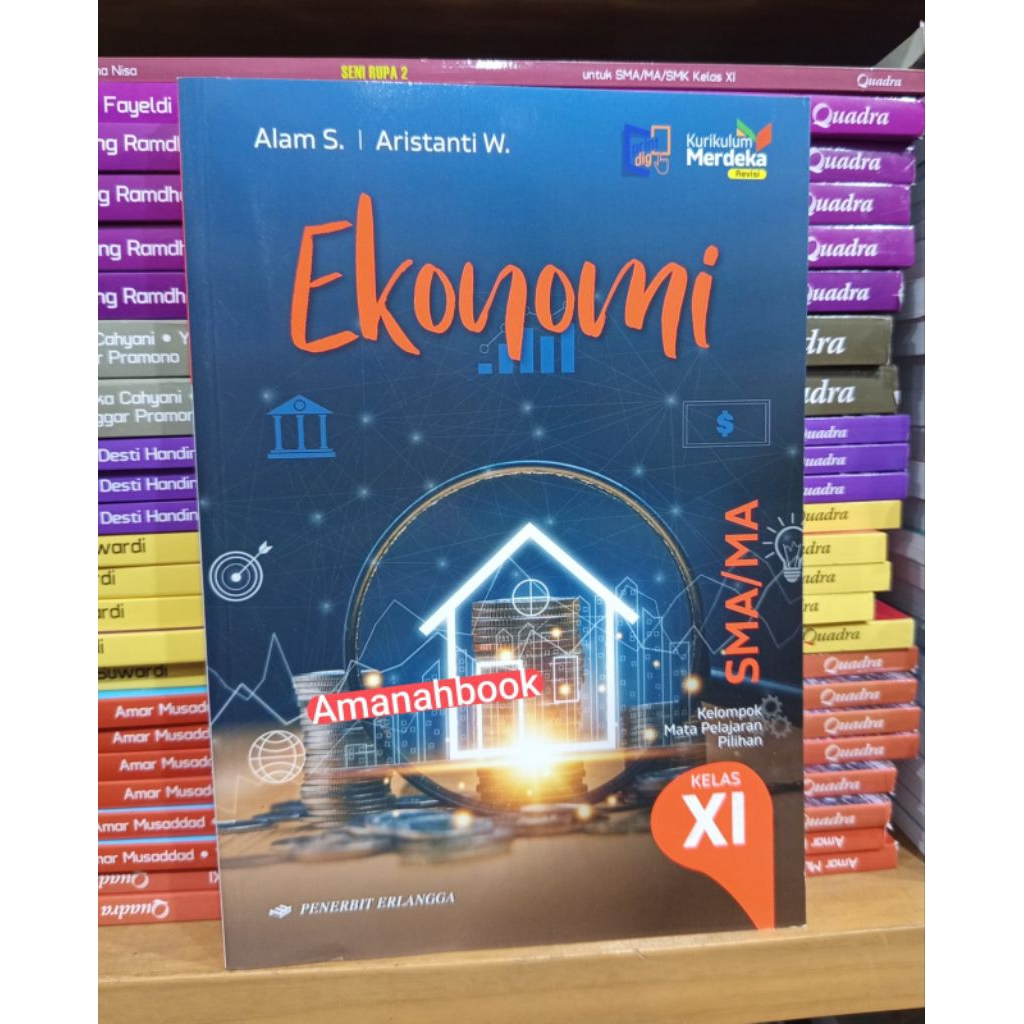 Buku Ekonomi SMA Kelas 11 Kurikulum Merdeka Revisi Erlangga