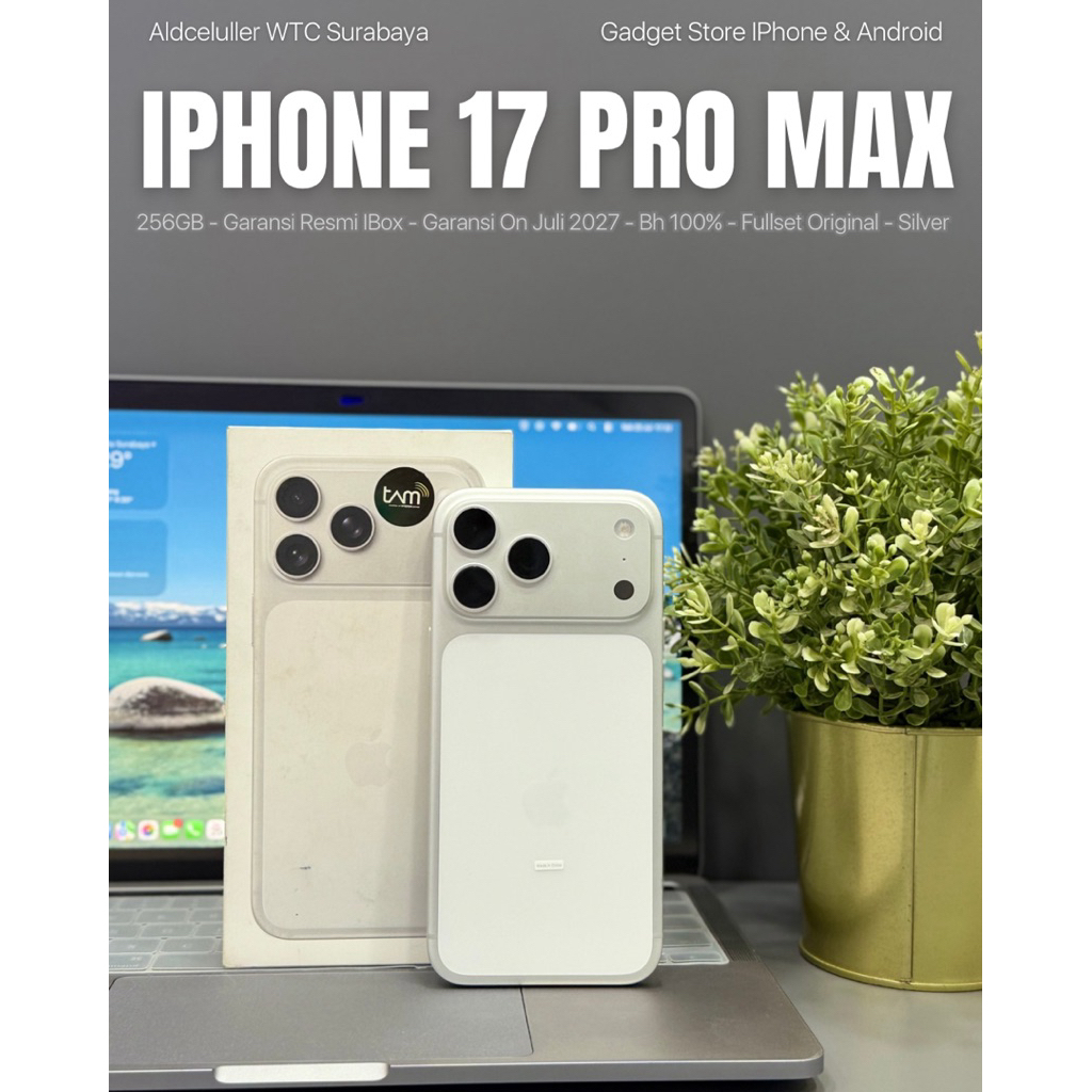 IPHONE 17 PRO MAX 256GB SILVER SECOND
