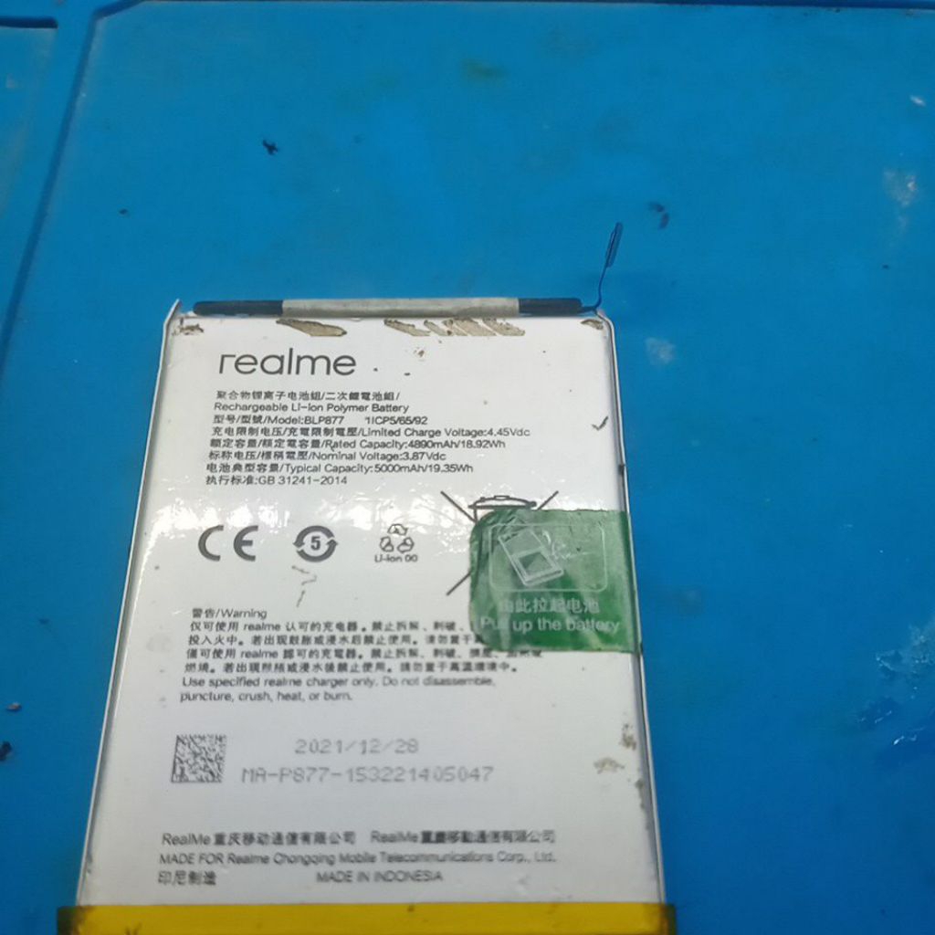 batre cabutan original pabrik untuk realme narzo/8i/c35dan c30 1000%tetested