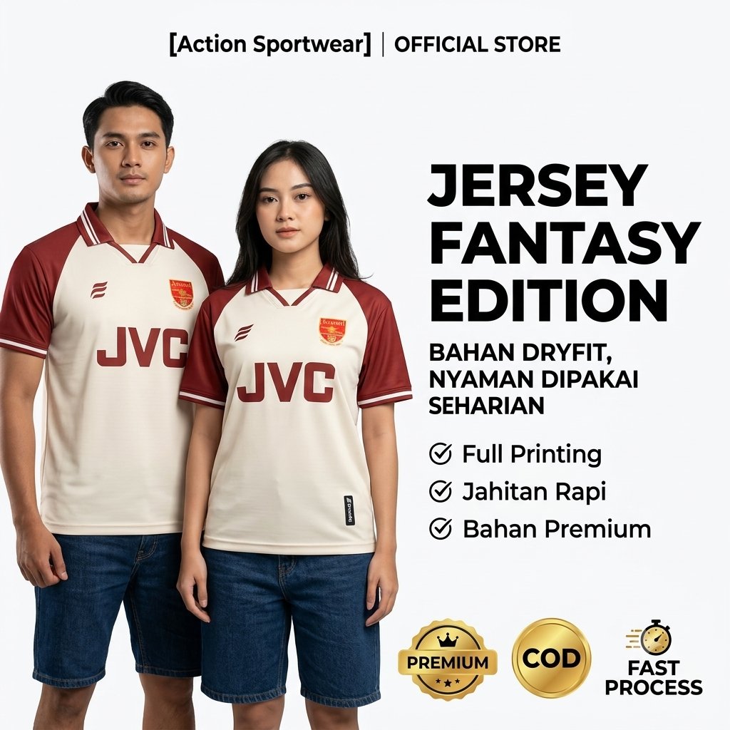JERSEY ARSENAL RETRO JERSEY VINTAGE FANTASY EDITION