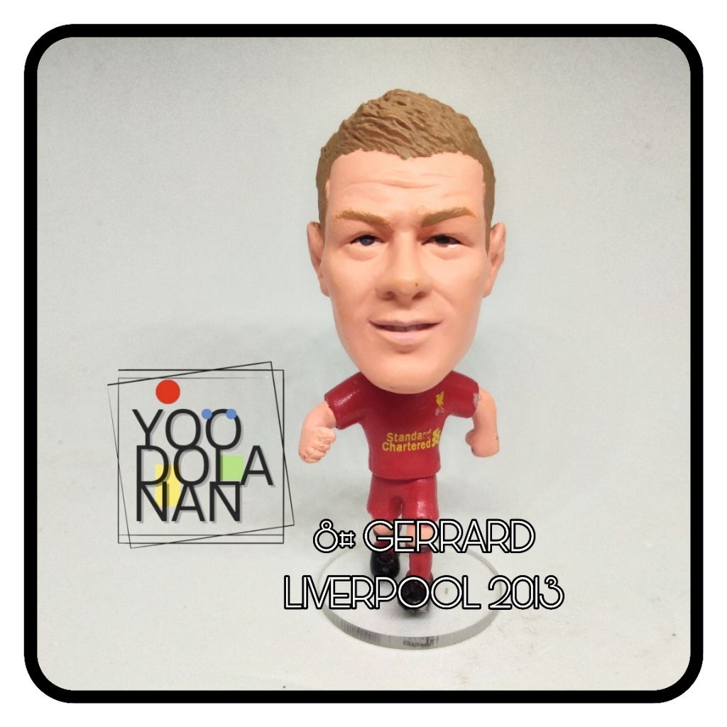 8# GERRARD - LIVERPOOL 2013 KODOTO SOCCERWE FIGURE PEMAIN BOLA