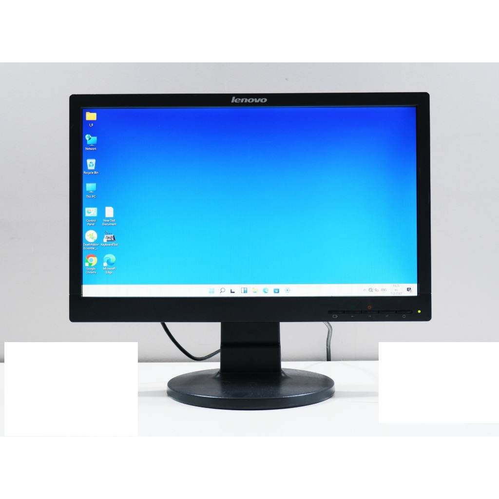 MONITOR GRADE A LENOVO WIDE SCREEN ATAU LAYAR KOMPUTER 19 INCH WIDE