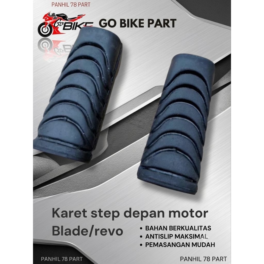 Karet Step Footstep Depan Revo Blade Pengganti Step Depan Motor Honda Revo Blade Karet Dudukan Step 