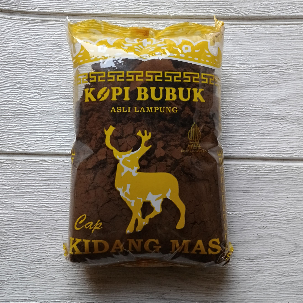 Kopi Bubuk Kidang Mas Asli Pringsewu 250gr, Kopi Robusta Asli Lampung