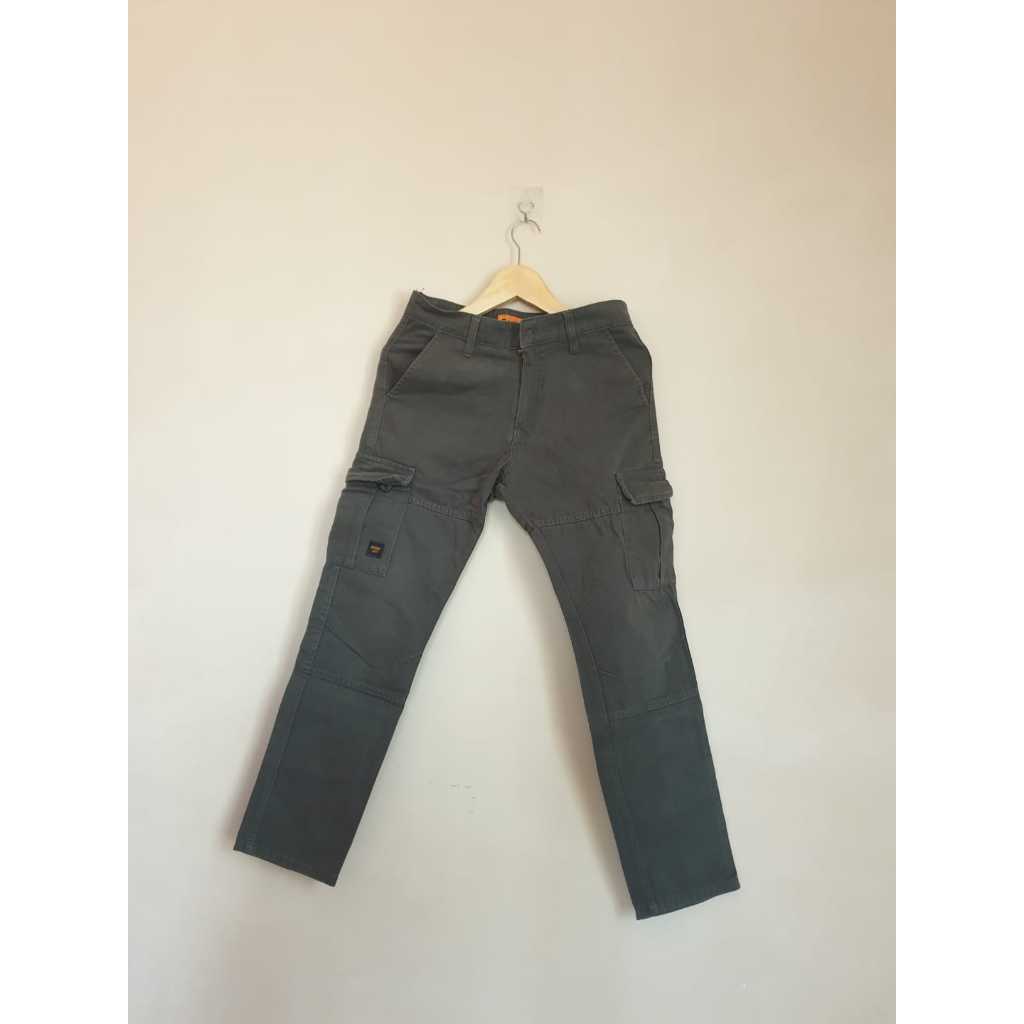 Celana Cargo Mickout Project Original Hijau Army Size 29