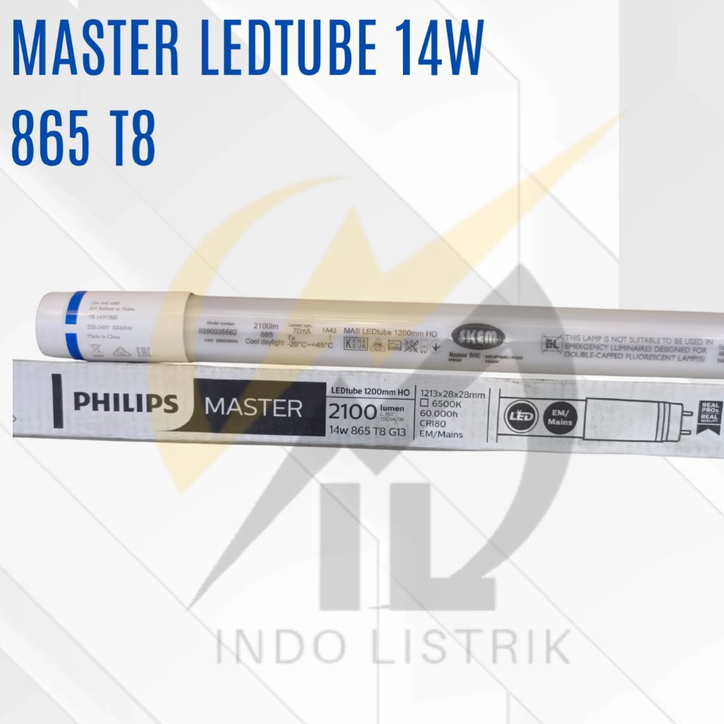 Lampu Philips TL Led 14w 6500K / Philips Master Led Tube 14w 865 T8 Putih TL Led 14w 6500K