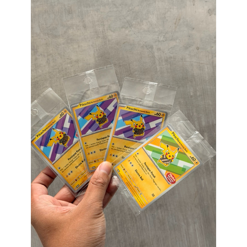 Pikachu Batik Card - TGC
