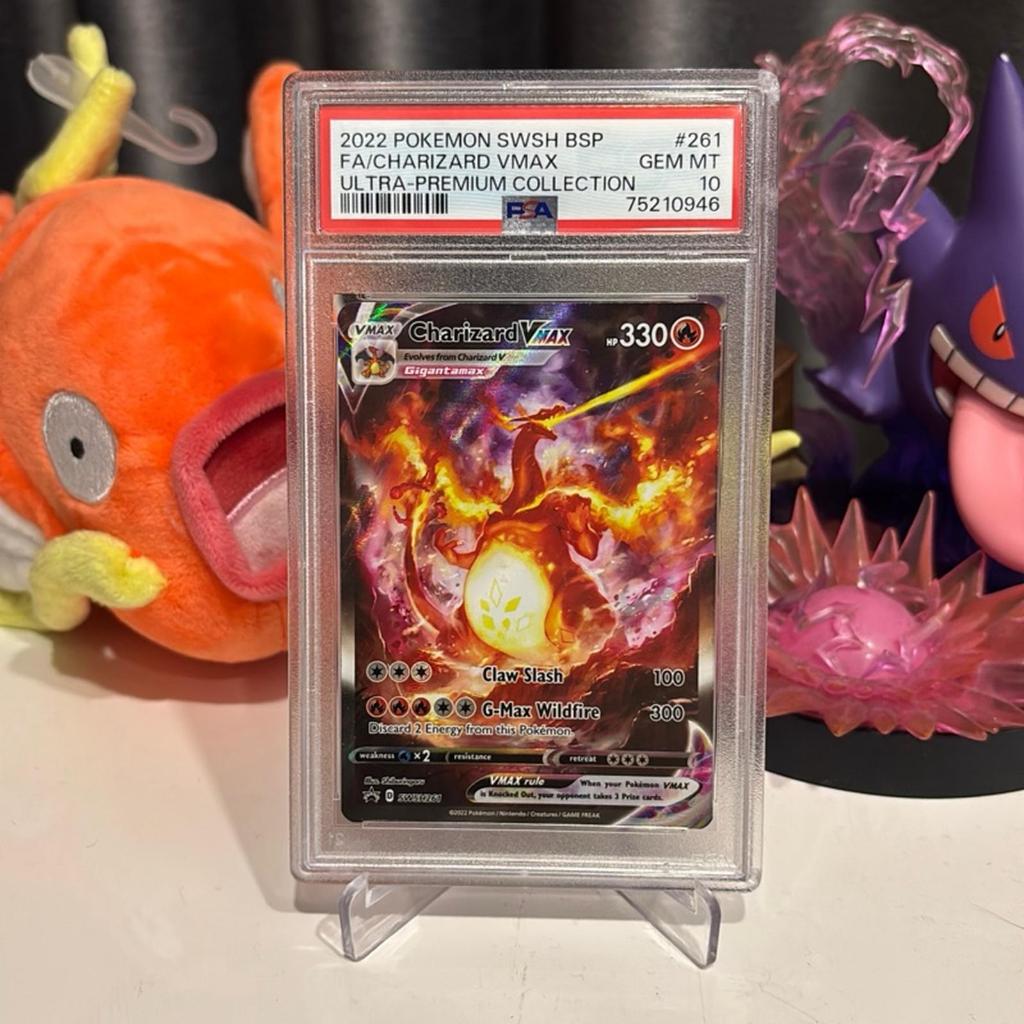 PSA 10 GEM MINT Charizard Vmax SWSH261 Black Star Promo Charizard Ultra Premium Collection English P