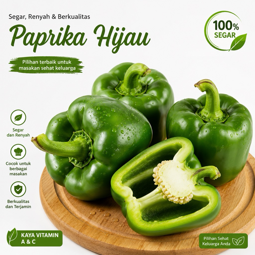 PAPRIKA HIJAU 1KG