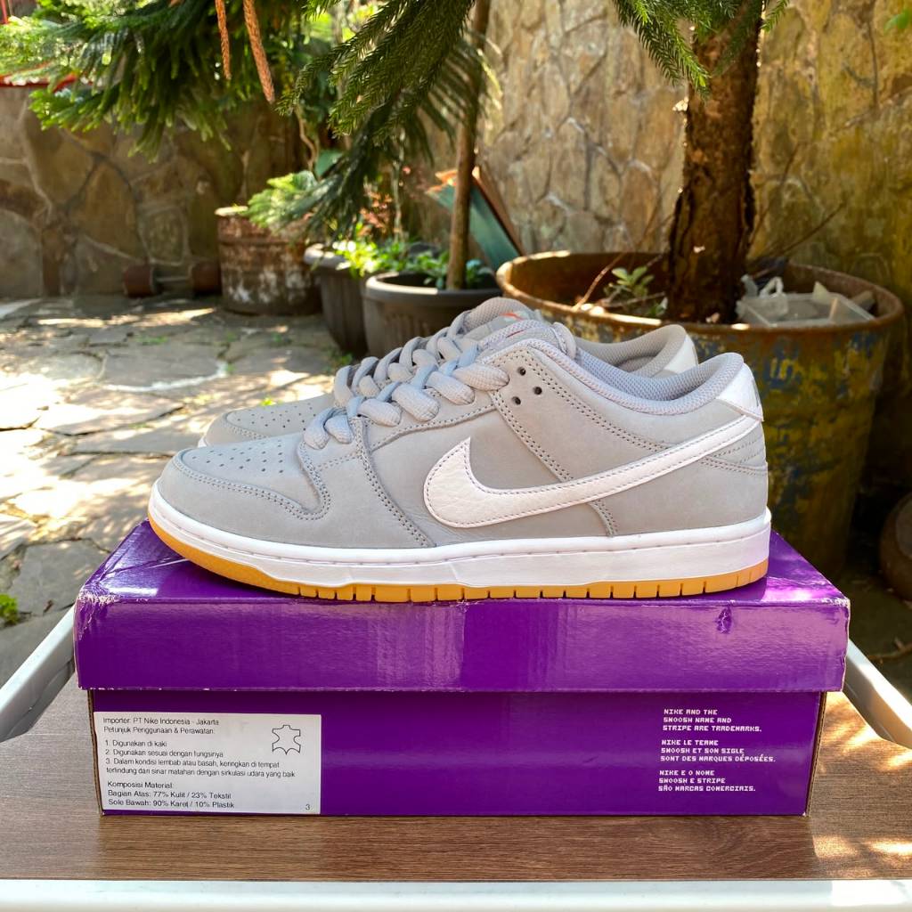 Nike SB Dunk Low Pro Orange Label Wolf Grey