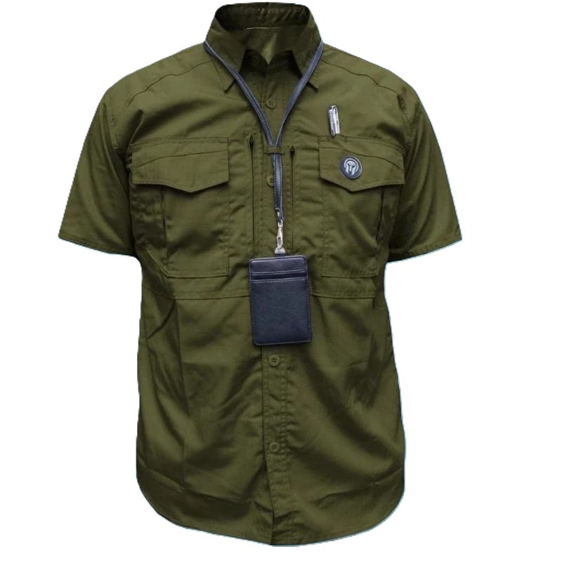 Kemeja Tactical M TAC Lengan Pendek Pria Lapangan
