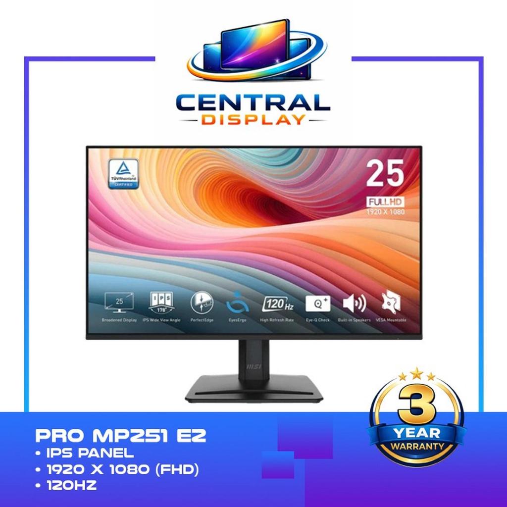 Monitor MSI IPS PRO MP251 E2 - Full HD 25" Inch