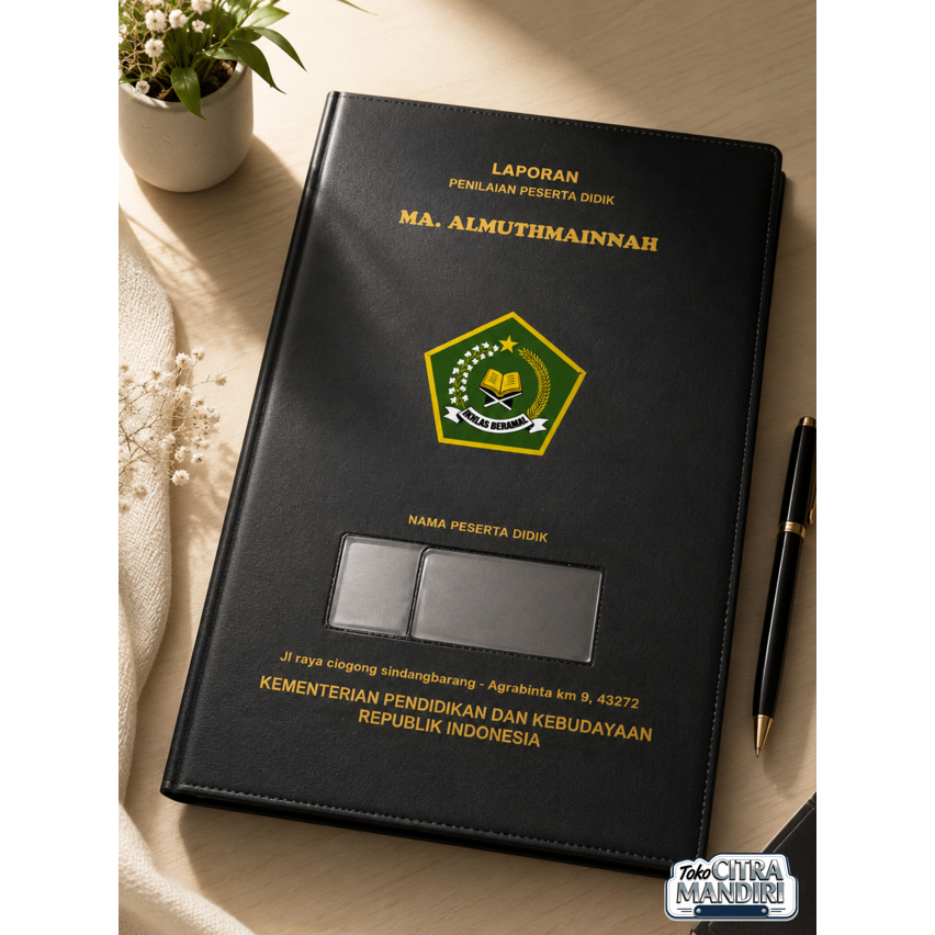Custom Map Sampul Raport Sekolah/Ijazah/Map Menu/Map Arsip