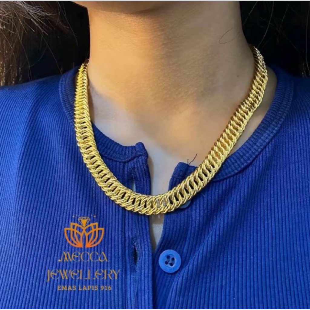 Kalung coco lipan lebar 1 cm
