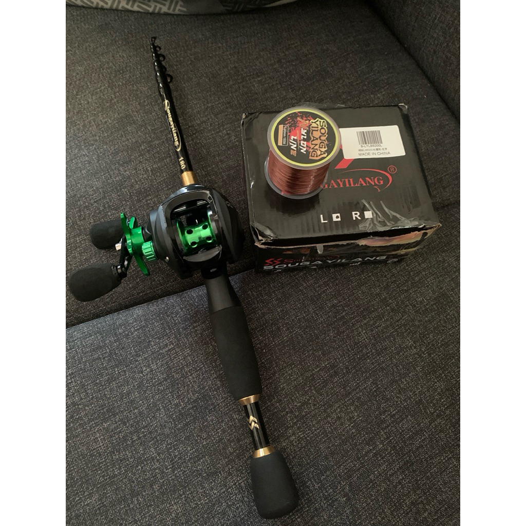 joran Bc reel+senar nylon set