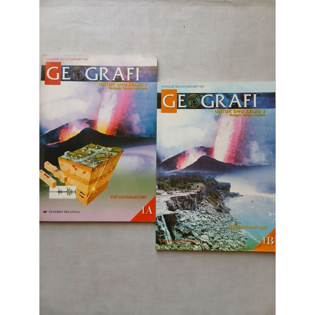 Buku Pelajaran SMU Kurikulum 1994 GEOGRAFI jilid 1A dan 1B untuk SMU Kelas 1
