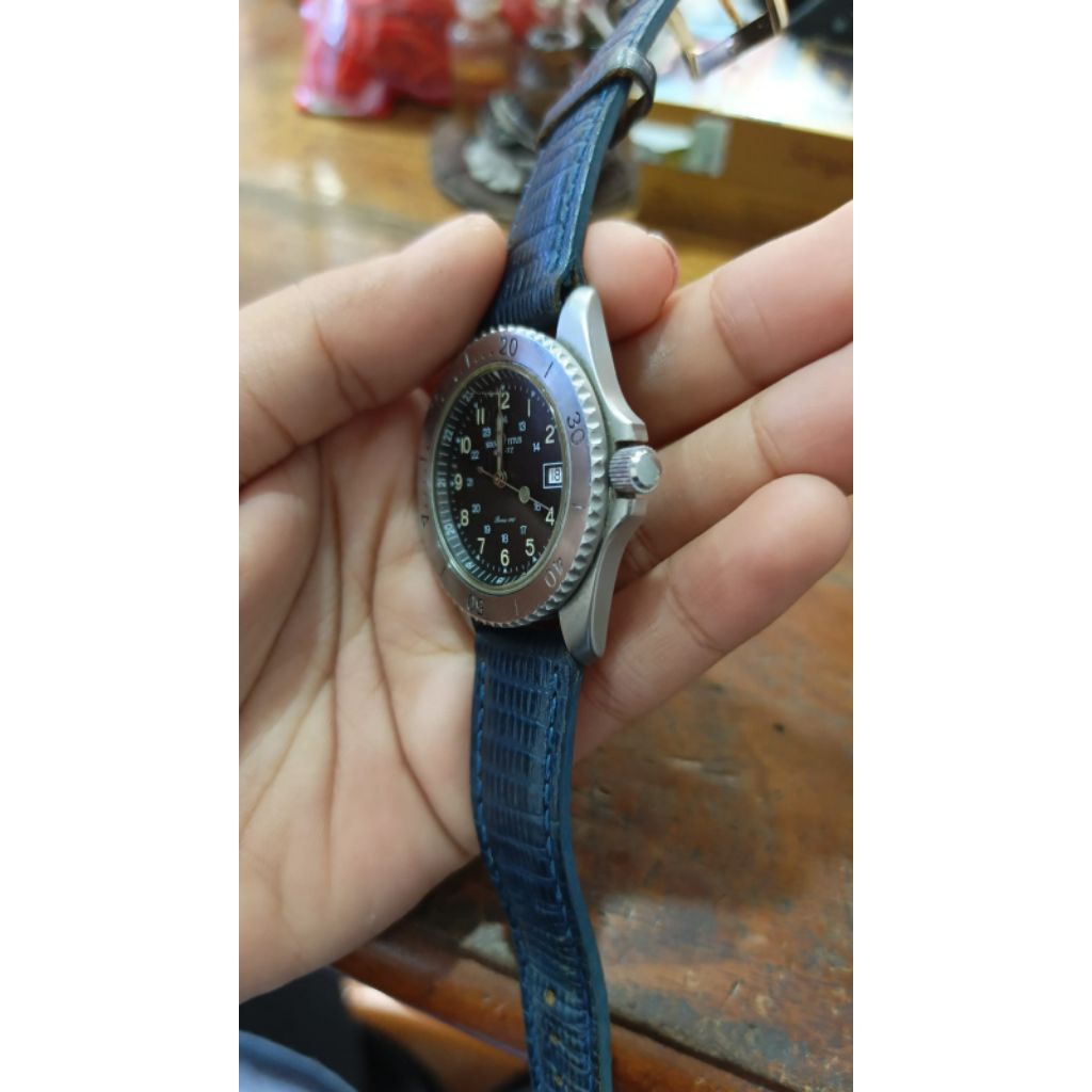 SOLVIL TITUS QUARTZ TALI KULIT BATRE second berkualitas