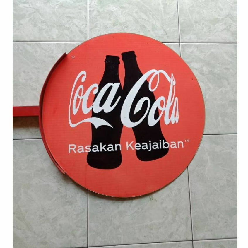 Plang/Plakat Coca Cola Jadul/Lawasan/Vintage