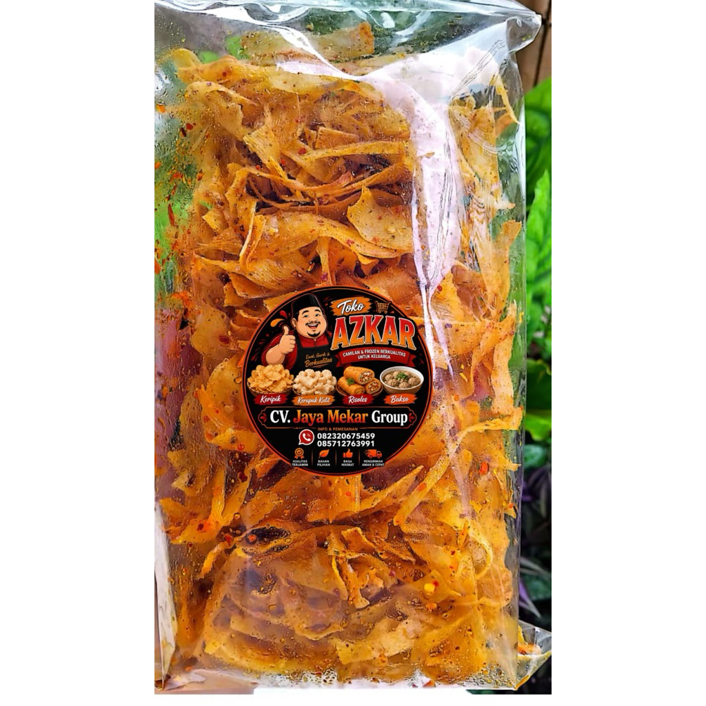 Keripik Singkong Serut Pedas