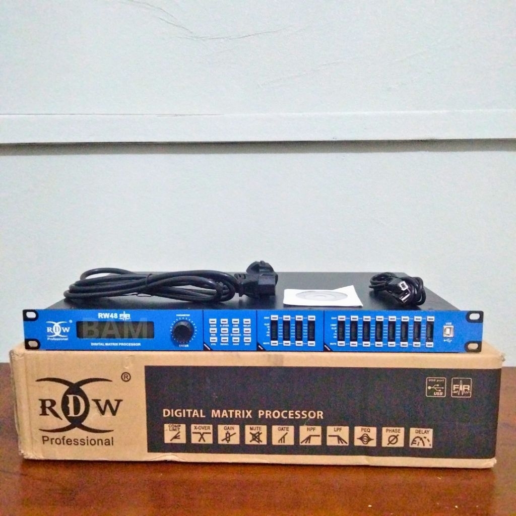 Digital Audio Processor Management DLMS RDW RW 48 FIR