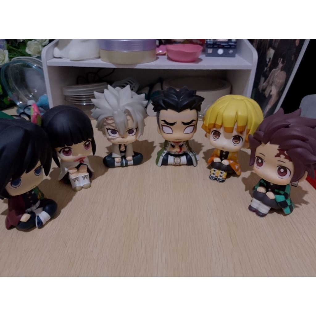 RUKAPPU LOOKUP FIGURE GIYUU GYOMEI ZENITSU TANJIRO DEMON SLAYER KIMETSU NO YAIBA