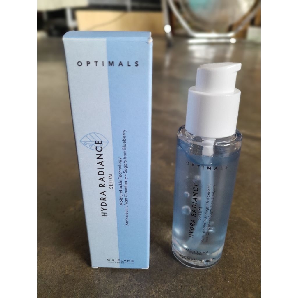 Serum Optimals Even Out dan Serum Optimals Hydra Radiance Oriflame