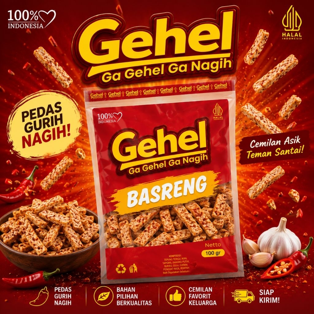 Gehel Snack - Basreng