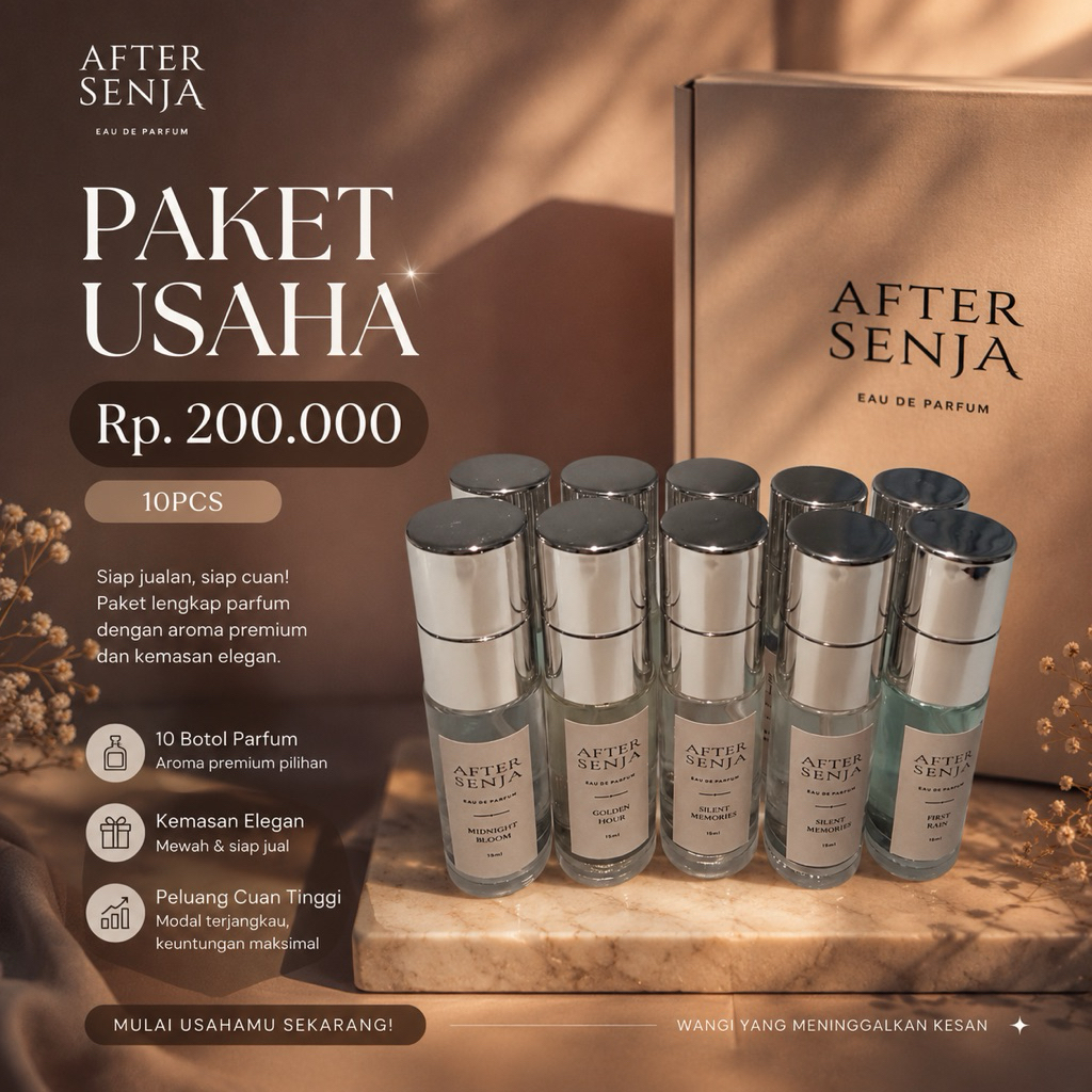 After Senja Eau de Parfum 15 ml (Paket Usaha 10 pcs)
