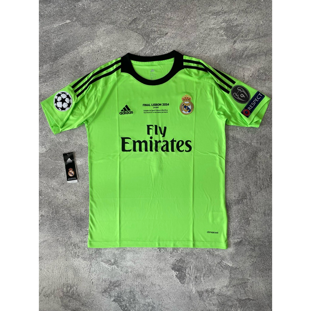 Jersey Goalkeeper Real Madrid 2013/14 Nns Iker Casillas UCL Rare
