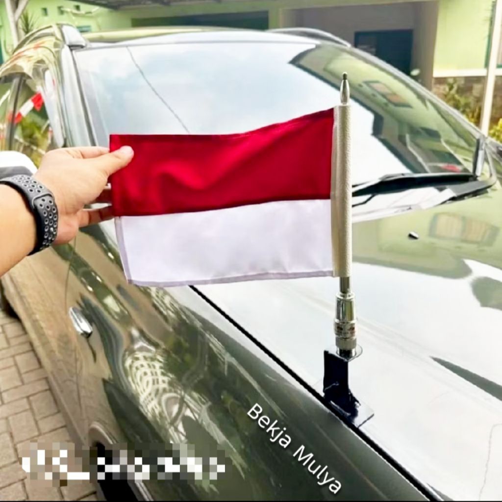 Tiang Bendera Mobil, Antena Bendera Mobil, Bendera kualitas premium