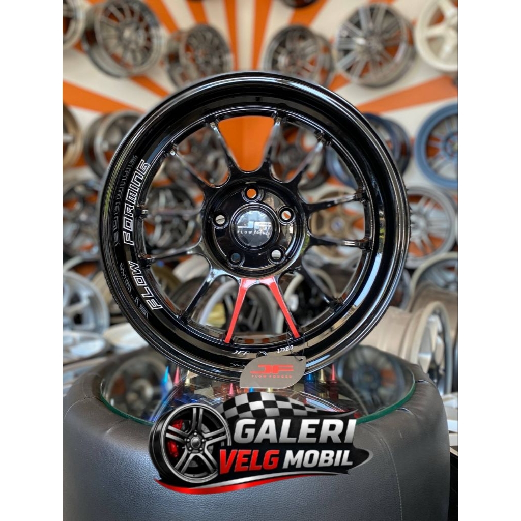 velg venom R17 velg mobil racing ring 17 lebar 8 et 40 glossy black for xpander innova