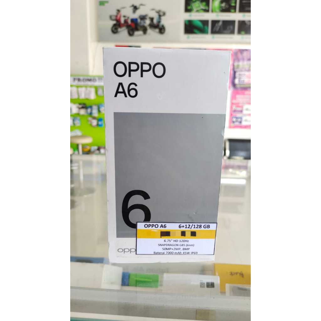 OPPO A6 4G RAM 6+12GB INTERNAL 128GB