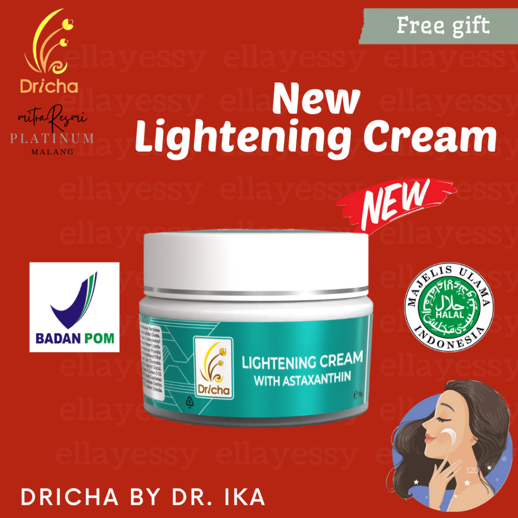 DRICHA LIGHTENING CREAM Mitra Resmi Platinum Malang