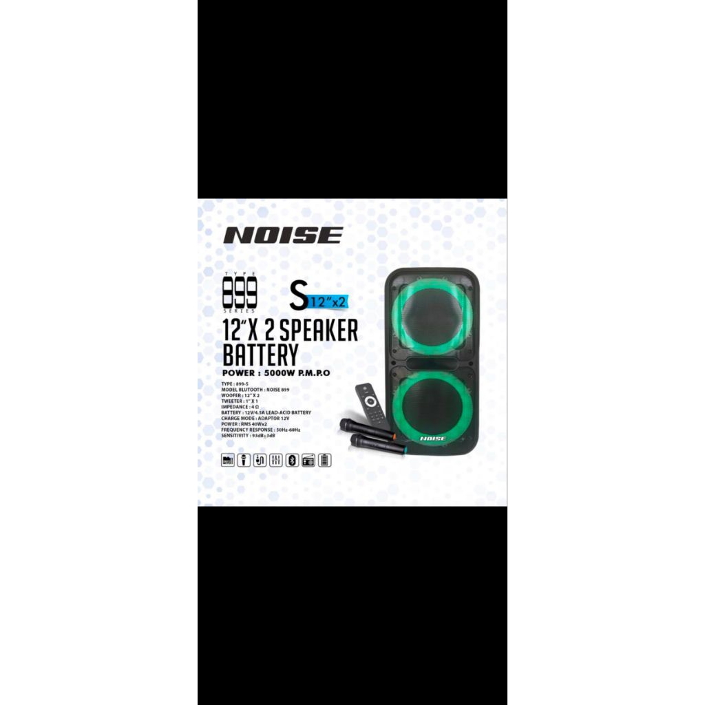 Speaker Portable Meeting 2x12"inch Noise 899 S Original