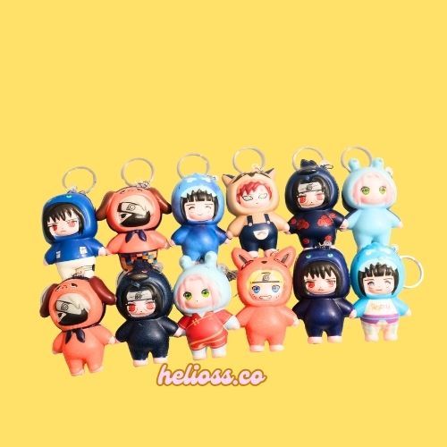 GANTUNGAN KUNCI SQUISHY NARUTO BEAST COSTUM UNIK KEYCHAIN SQUISHY MINI NARUTO COSTUM BEAST LUCU IMUT