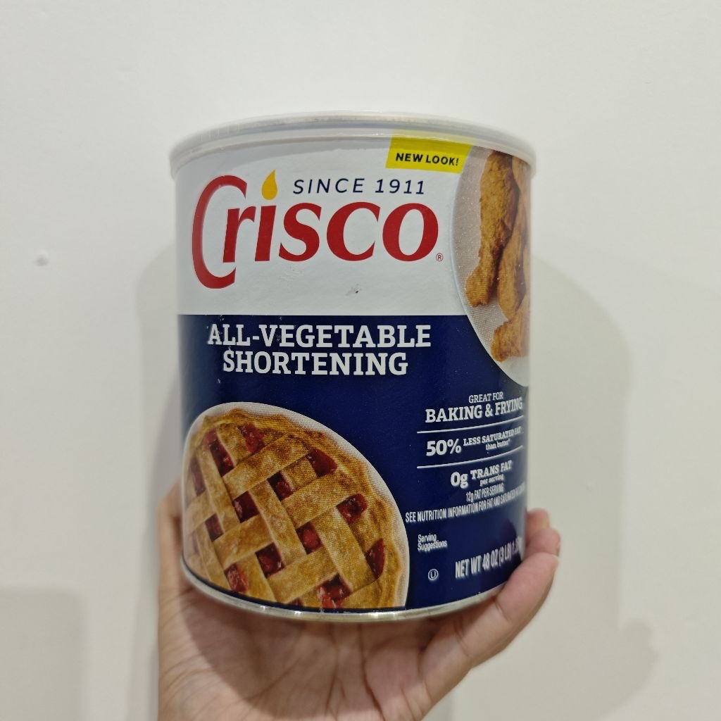 Crisco Shortening All Vegetable 1,36 Kg Mentega Putih Kaleng 1.36Kg