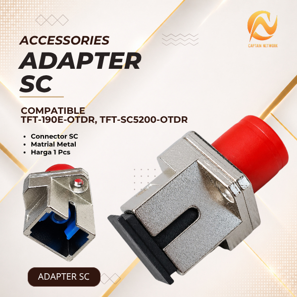 Fiber Optic SC Adapter for Tarmoc TFT-190e-OTDR & TFT-SC5200-OTDR| SC Converter tool FO