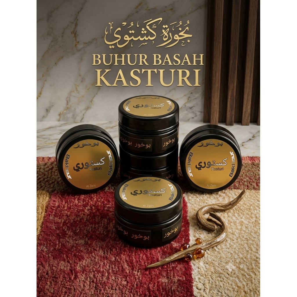BUKHUR/BUHUR BASAH KASTURI 50 grm